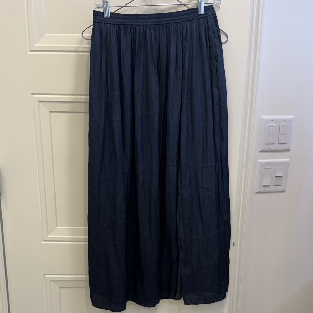 J. Crew Dark Blue Maxi Skirt